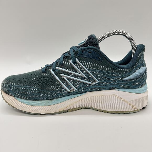 New Balance Fresh Foam 860 Shoes Womens Size 8 Blue Teal Running Mesh Athletic - Picture 2 of 10